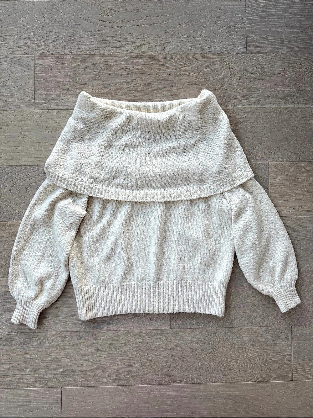 Anthropologie By Anthropologie Off-The-Shoulder Ribbed Sweater By